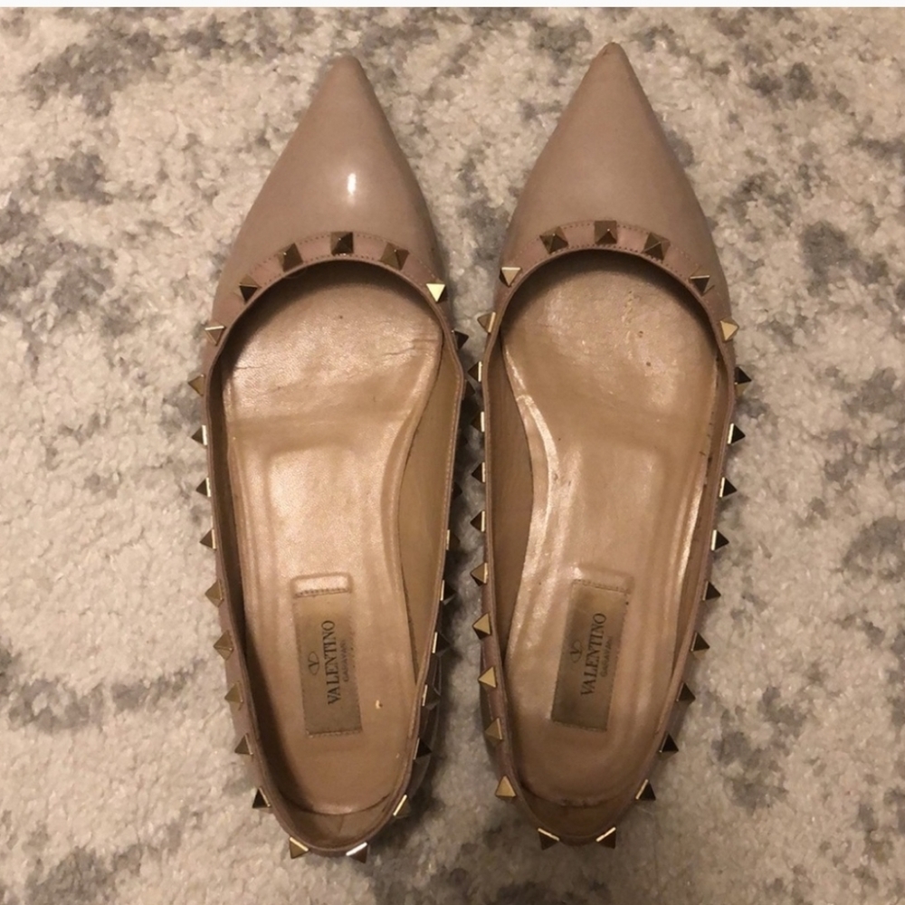 Valentino rockstud flats